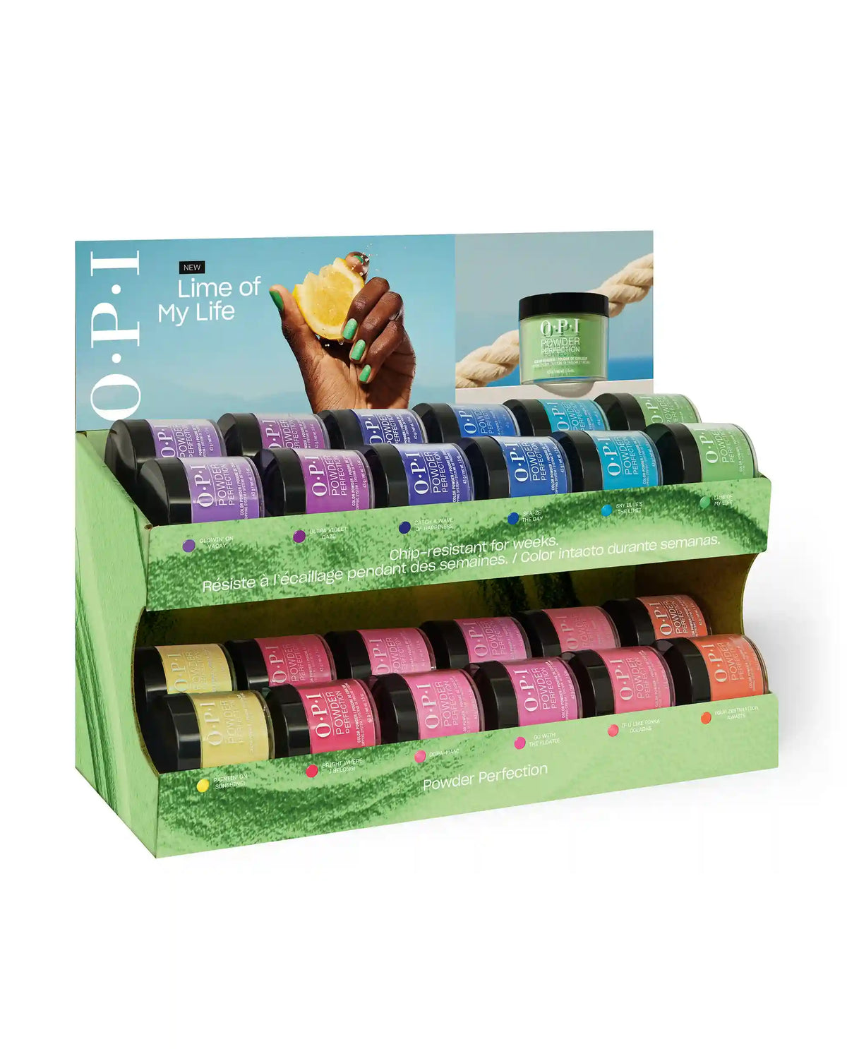 Summer '26 Powder Perfection 24PC Chipboard Display