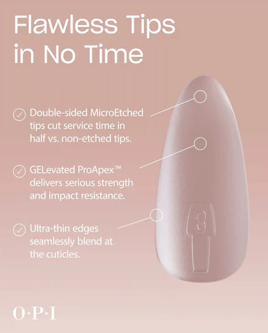 GELevate™ Soft Gel Tips Refill Pack - Square Shape Medium Length